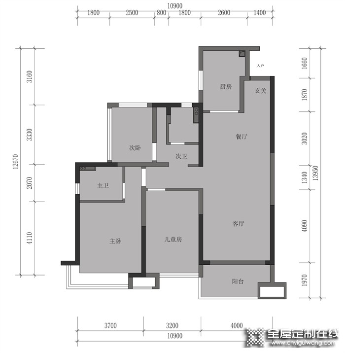 瑪格全屋定制 | 小兩口110㎡婚房，死活要裝成灰色，沒想到裝完效果驚艷全小區~